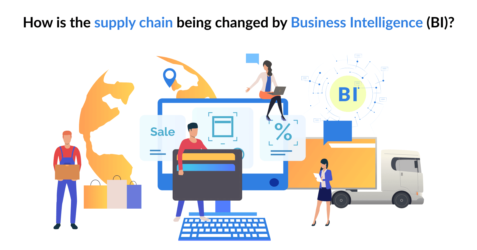 How is the supply chain being changed by Business Intelligence (BI)?